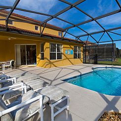 Vakantiehuis Große, luxuriöse Ferienvilla mit Pool und Spi