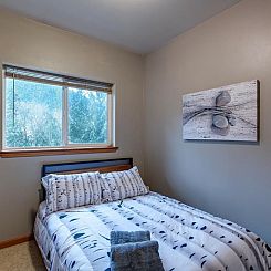 Vakantiehuis County Home Cabin mit Wi-Fi und Kamin