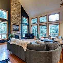 Vakantiehuis County Home Cabin mit Wi-Fi und Kamin