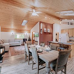 Vakantiehuis Diese Hütte im Ranch-Stil ist perfekt für die