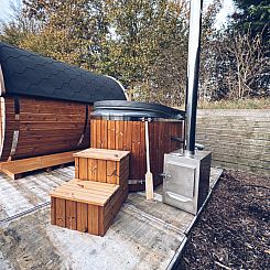 Glamping Pod met Sauna en hottub