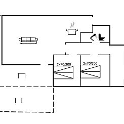 Vakantiehuis "Grette" - 1.5km from the sea