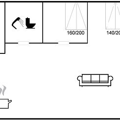 Appartement "Trpana" - 1km to the fjord