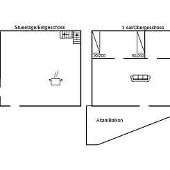 Appartement "Carola" - 1km from the sea