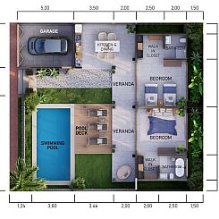 Vrijstaande woning in Perancak