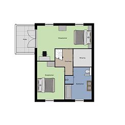 Boshoeve 8 personen Wellness (Spa)