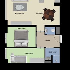 Appartement 4 personen