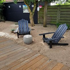 Chalet Sunrise met prive strandtuin