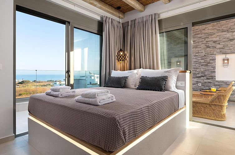 Vakantiehuis Villa Pounentis auf einem Hügel in Lachania