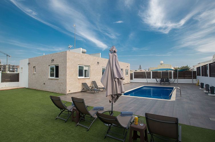 Vakantiehuis 3-Schlafzimmer-Villa in Protaras Zentrum mit Po