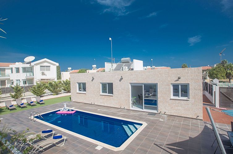 Unterkunft 0080160 - Ferienhaus Famagusta - Vakantiehuis 3 Schlafzimmer Villa mit Pool in Protaras Zentr