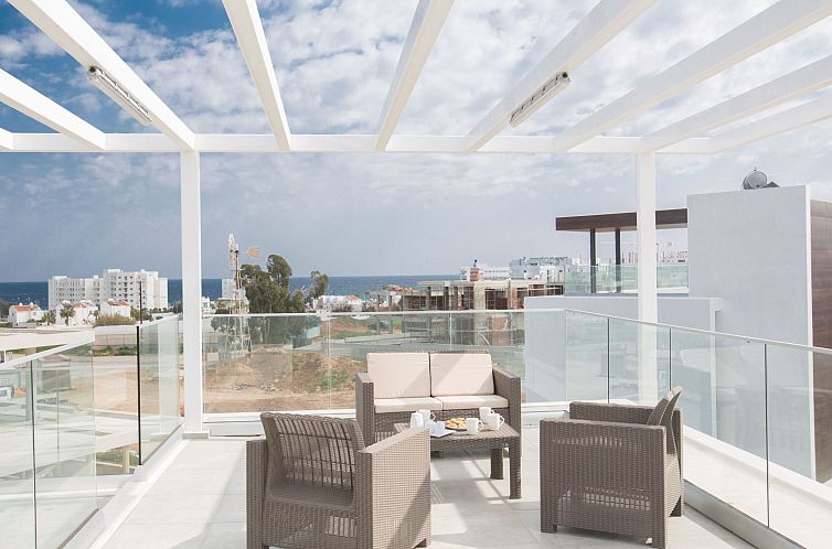 Vakantiehuis Protaras Villa mit privatem Pool und Dachgarten