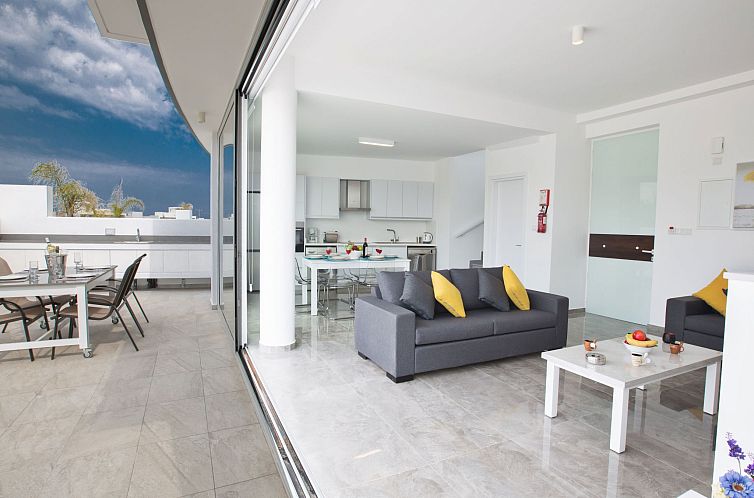 Vakantiehuis Protaras Villa mit privatem Pool und Dachgarten