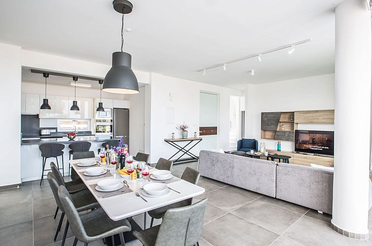 Vakantiehuis Ferienvilla Olivine Pearl mit Meerblick