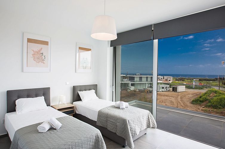 Vakantiehuis Ferienvilla Olivine Pearl mit Meerblick