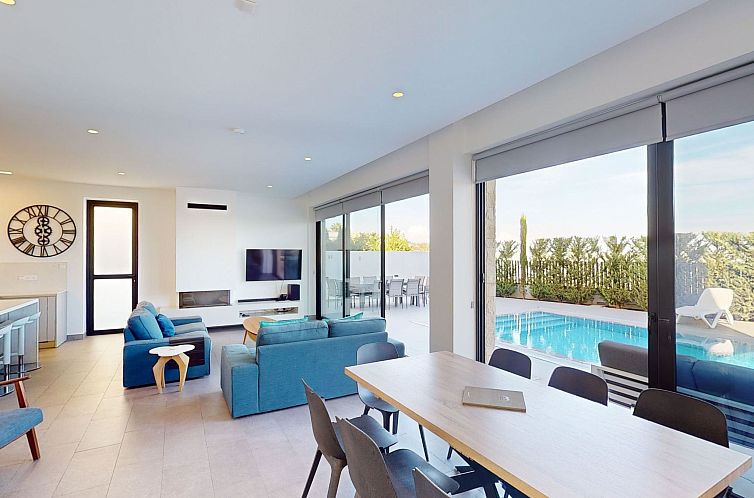 Vakantiehuis Periyiali Resort - Seitlicher Meerblick Villa E