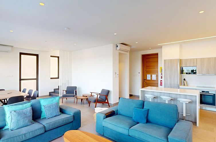 Vakantiehuis Periyiali Resort - Seitlicher Meerblick Villa E