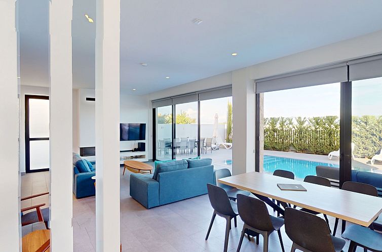 Vakantiehuis Periyiali Resort - Seitlicher Meerblick Villa E
