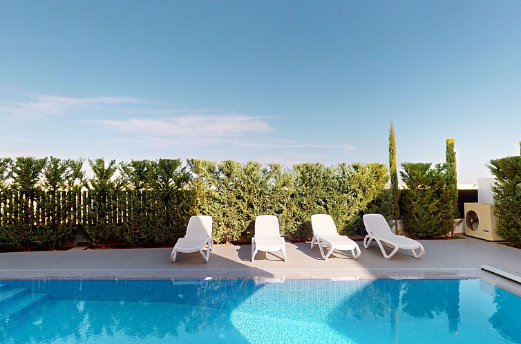 Vakantiehuis Periyiali Resort - Seitlicher Meerblick Villa E