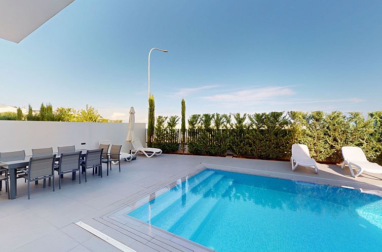 Vakantiehuis Periyiali Resort - Seitlicher Meerblick Villa E