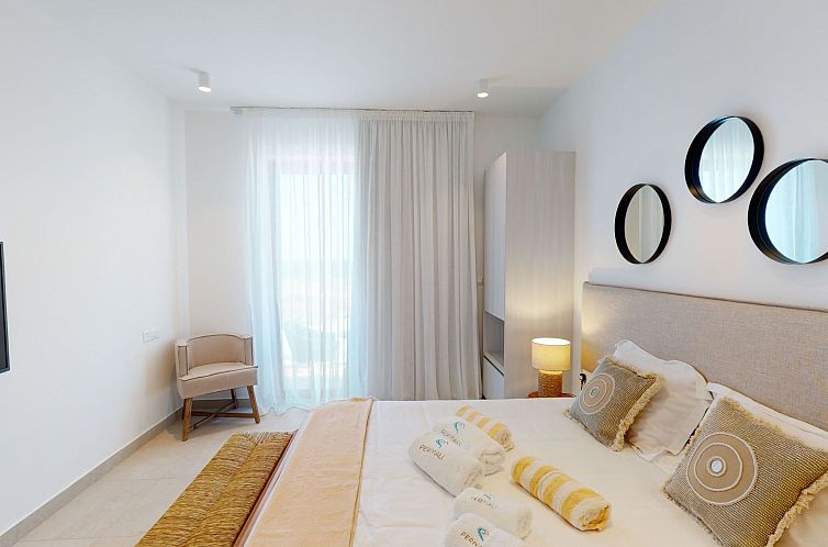 Vakantiehuis Periyiali resort - Seitlicher Meerblick Ismene 