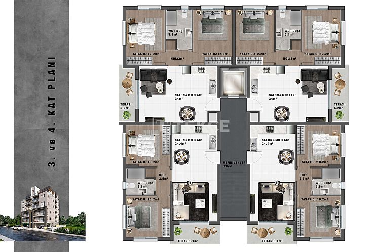 Appartement in Gazimağusa