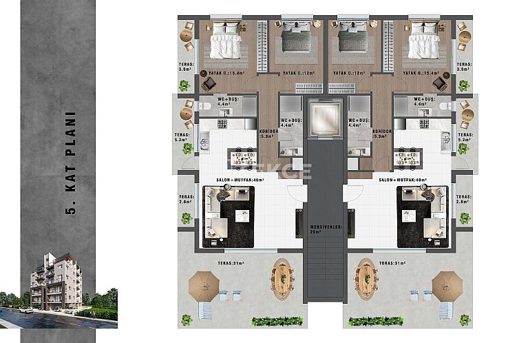 Appartement in Gazimağusa
