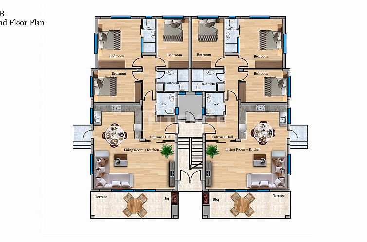 Appartement in Yeni Bogazici