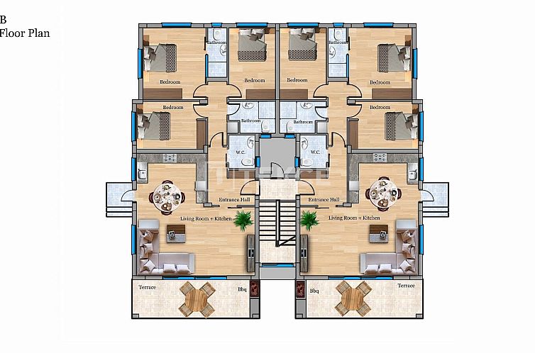 Appartement in Yeni Bogazici