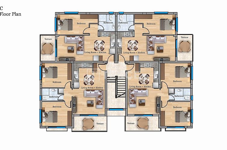 Appartement in Yeni Bogazici