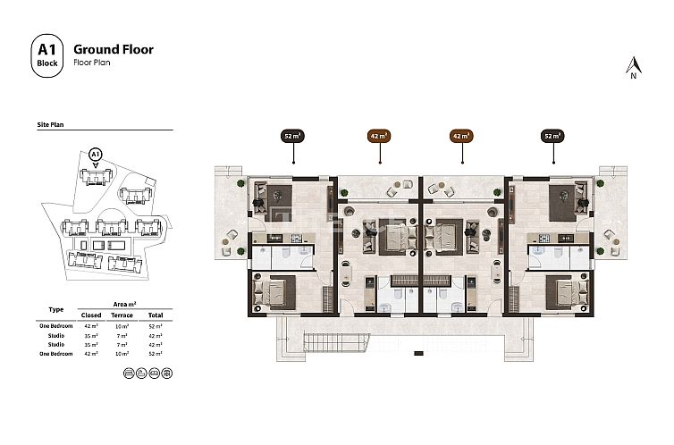 Appartement in Tatlısu