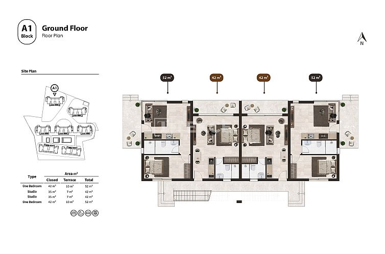 Appartement in Gazimağusa