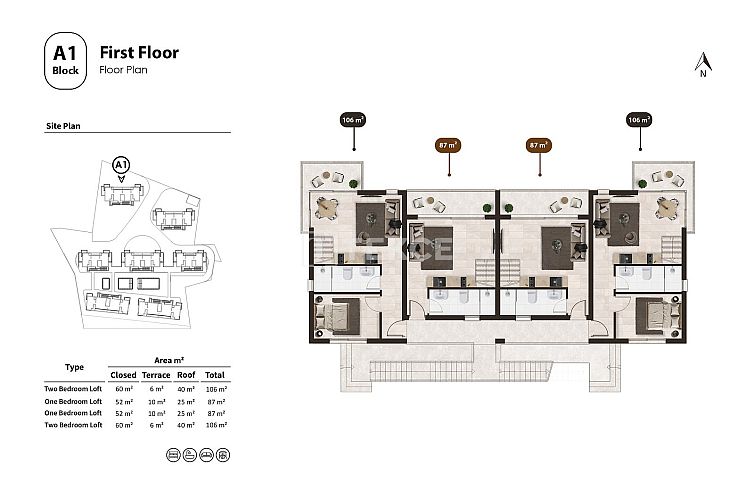 Appartement in Gazimağusa