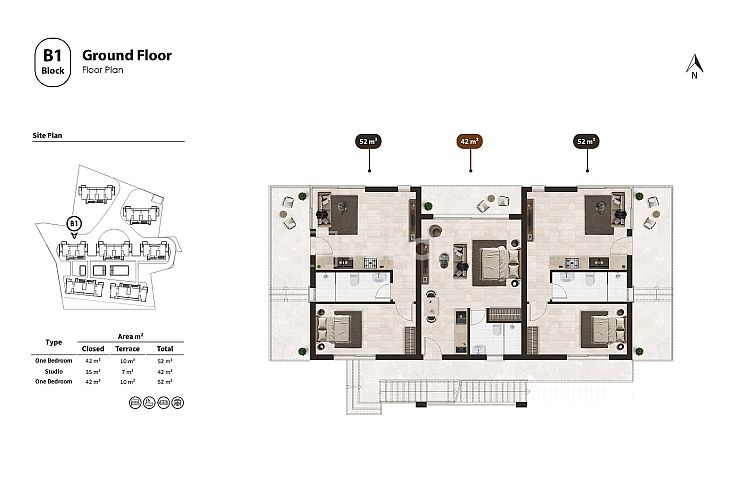 Appartement in Gazimağusa