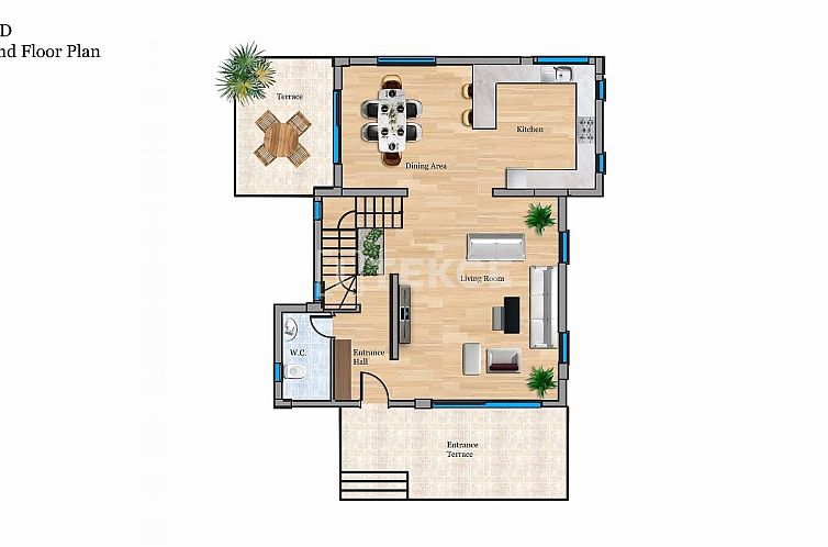 Geschakelde woning in Yeni Bogazici