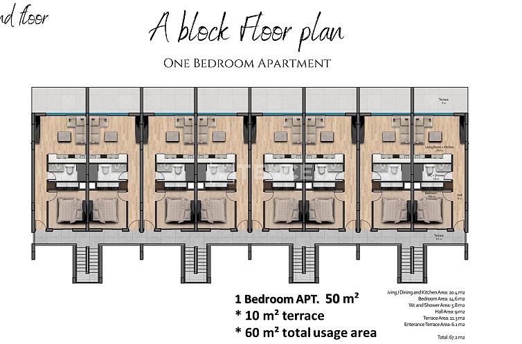 Appartement in Tatlısu