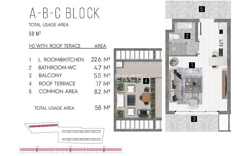Appartement in Yeni Bogazici