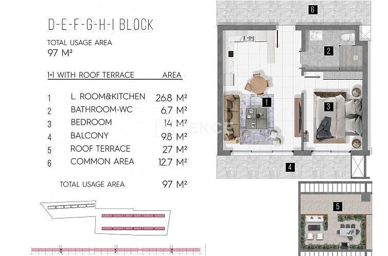 Appartement in Yeni Bogazici