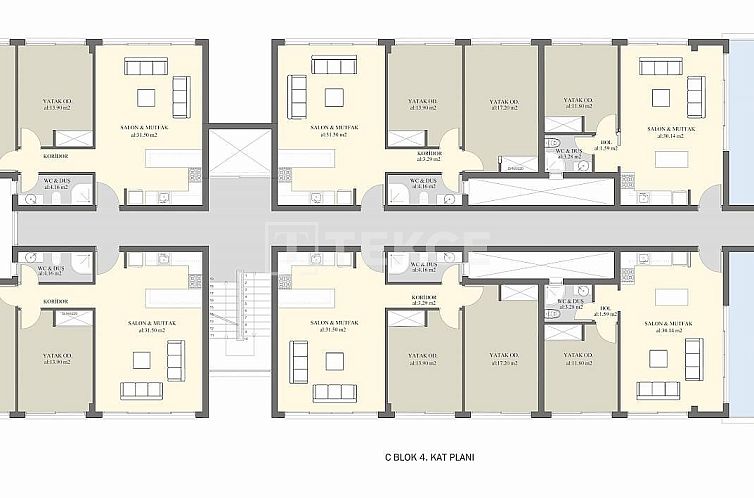 Appartement in Güzelyurt