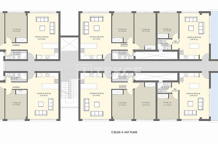 Appartement in Güzelyurt