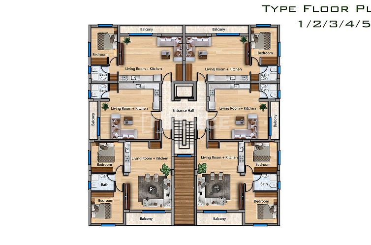 Appartement in Yeni Iskele