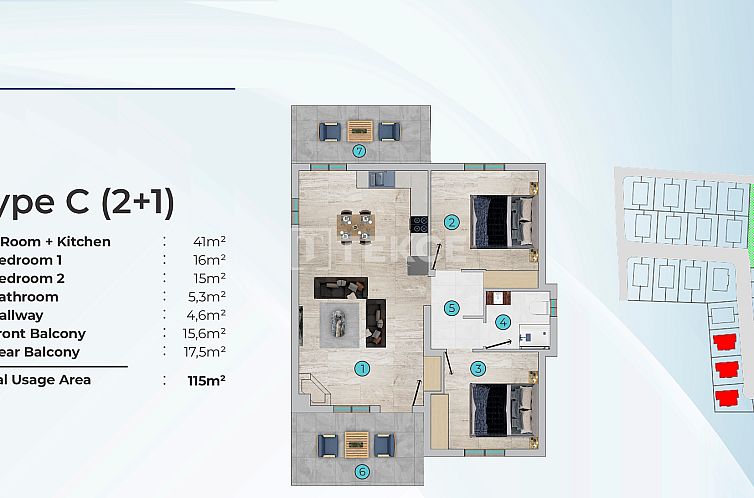Vrijstaande woning in Yeni Iskele