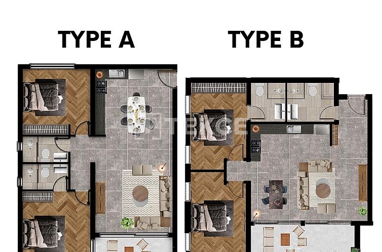 Appartement in Yeni Iskele