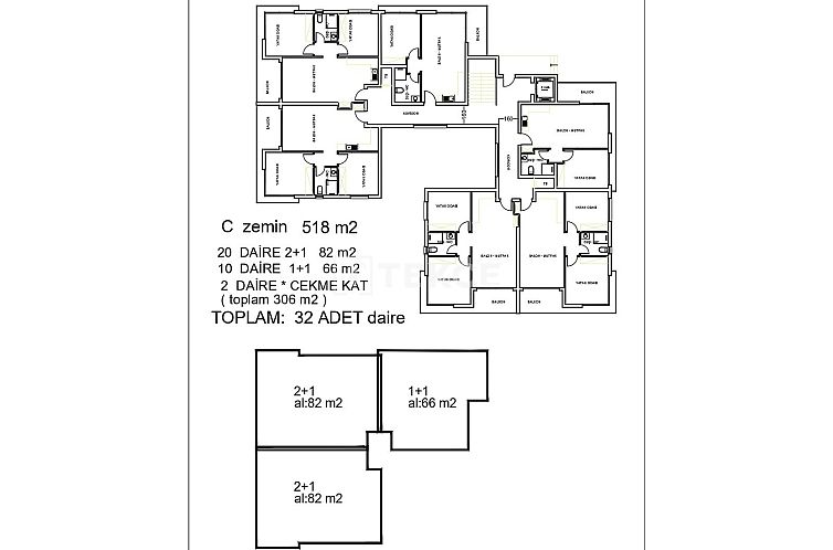 Appartement in Yeni Iskele