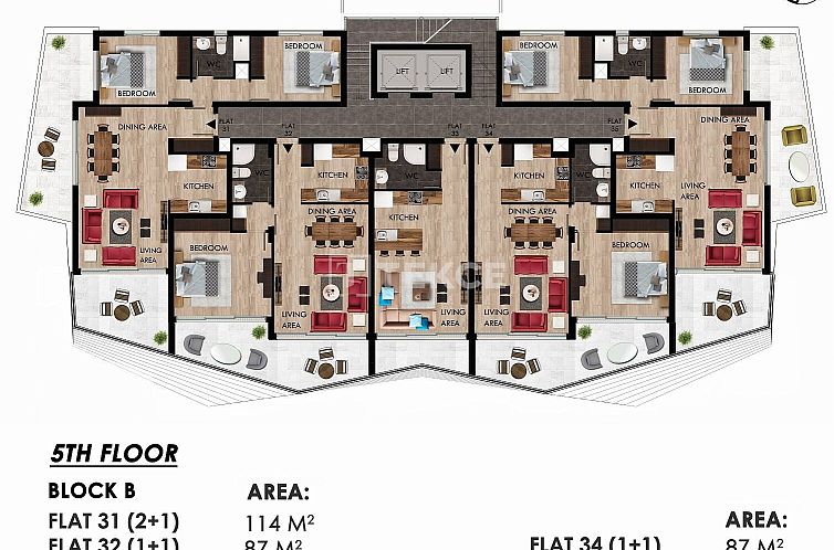 Appartement in Yeni Iskele