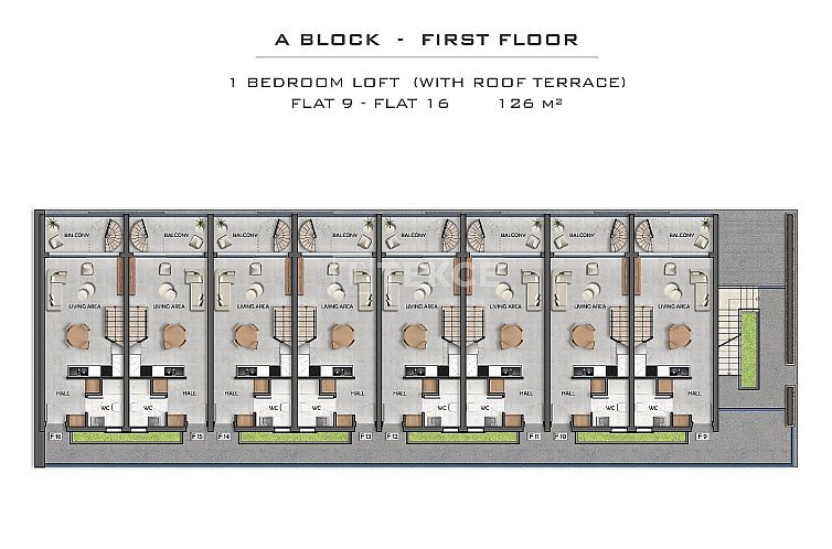 Appartement in Yeni Iskele