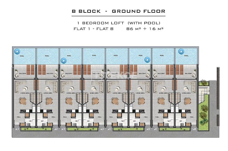 Appartement in Yeni Iskele