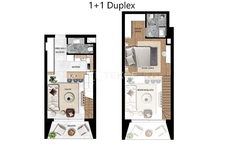 Appartement in Yeni Iskele