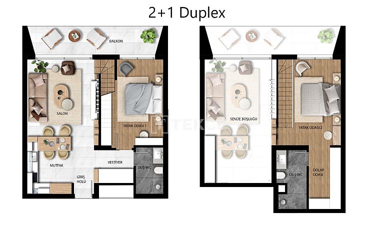 Appartement in Bogaz