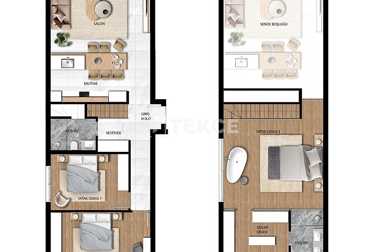 Appartement in Bogaz
